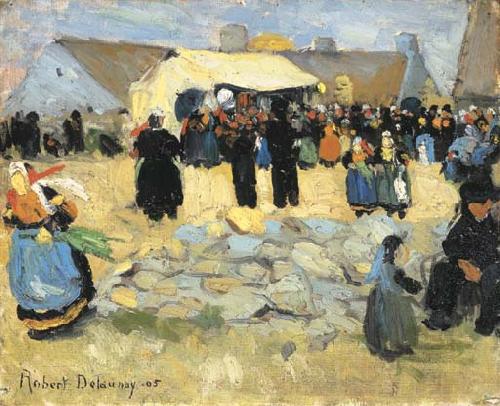 robert delaunay Marche Breton oil painting image